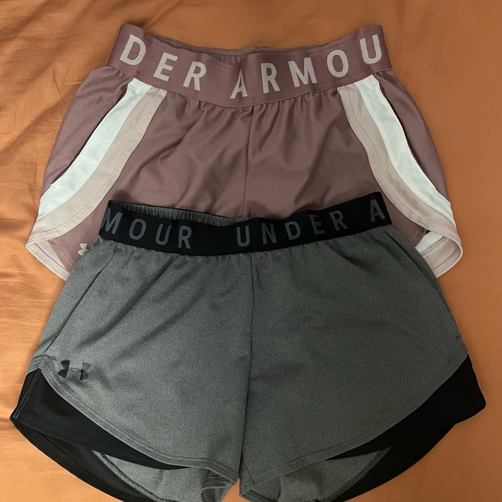 2 Under Armour Women's Athletic Shorts - Size XS